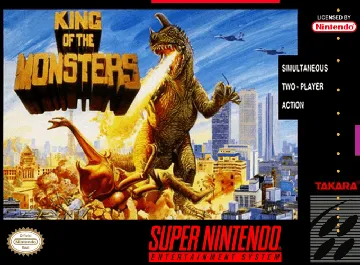 King of the Monsters (USA) box cover front